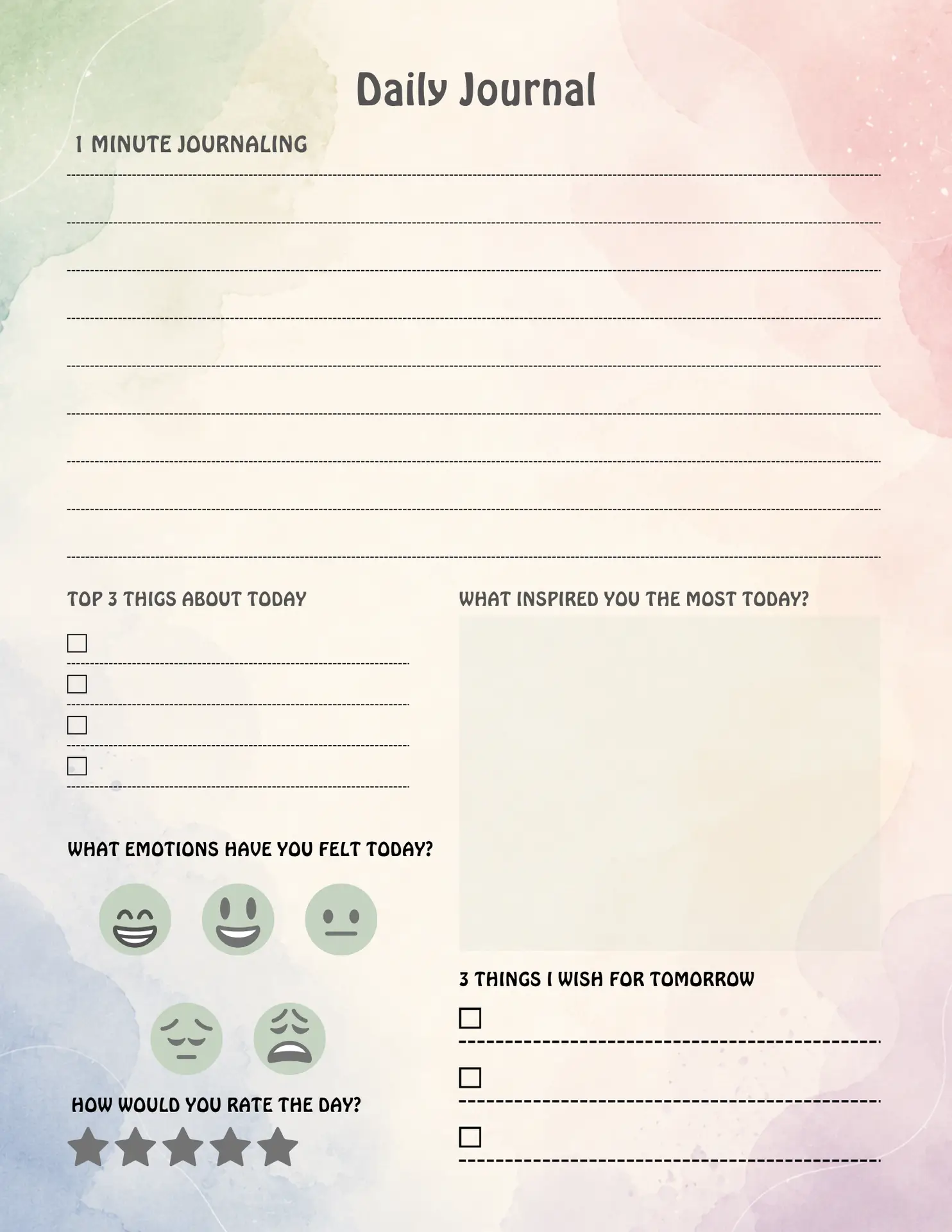 Daily Journal