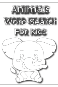 Animals Word Search for Kid